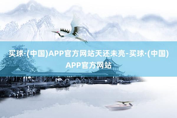 买球·(中国)APP官方网站天还未亮-买球·(中国)APP官方网站