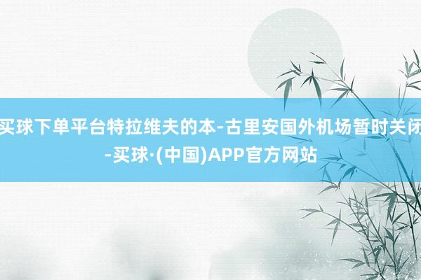 买球下单平台特拉维夫的本-古里安国外机场暂时关闭-买球·(中国)APP官方网站