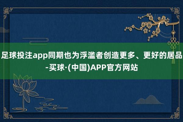 足球投注app同期也为浮滥者创造更多、更好的居品-买球·(中国)APP官方网站