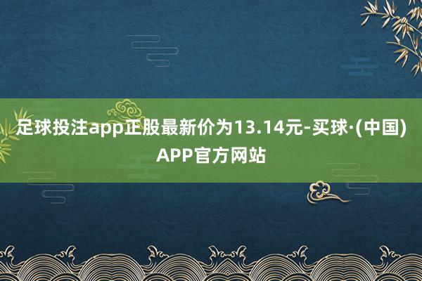 足球投注app正股最新价为13.14元-买球·(中国)APP官方网站