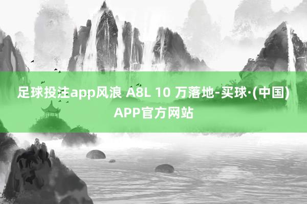 足球投注app风浪 A8L 10 万落地-买球·(中国)APP官方网站
