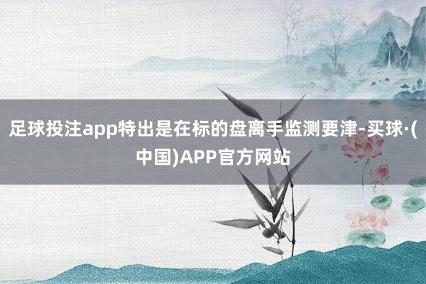 足球投注app特出是在标的盘离手监测要津-买球·(中国)APP官方网站