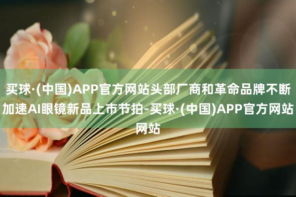 买球·(中国)APP官方网站头部厂商和革命品牌不断加速AI眼镜新品上市节拍-买球·(中国)APP官方网站