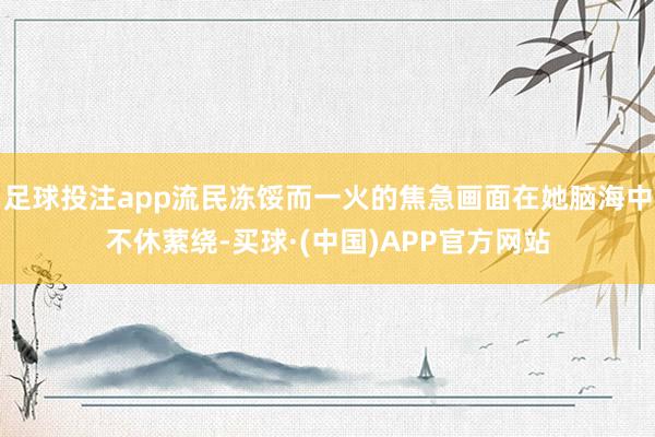 足球投注app流民冻馁而一火的焦急画面在她脑海中不休萦绕-买球·(中国)APP官方网站