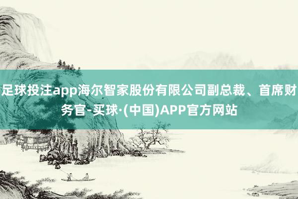 足球投注app海尔智家股份有限公司副总裁、首席财务官-买球·(中国)APP官方网站